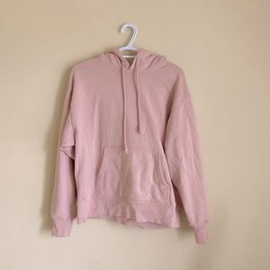 Aritzia COZYAF Boyfriend Hoodie - Light Pink